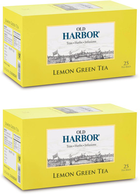 

Old Harbor tea 25 Tea Bags Lemon Green Tea Bags(100 g, Box)