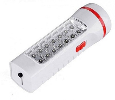 Care 4 DP 9110 LED flashlight torch with 14 led emergency light on the body (Black : Rechargeable) Torch(White, 15 cm, Rechargeable)