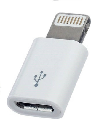 

Freya Micro Usb to 8 Pin Lightning CABLE USB Adapter(White)