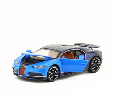 

Emob Blue 1:32 Die Cast Metal Body Bugatti Chiron Super Racing Pull Back Car Toy with Light and Sound Effects(Multicolor)