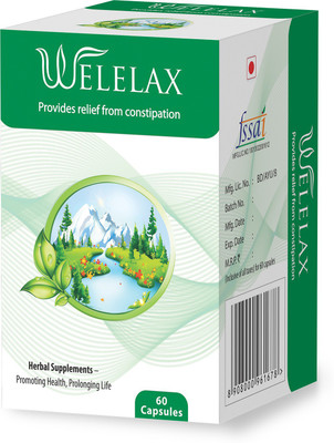 

Welex Ayurvedic Welelax (Provides Relief from Constipation)(60 No)