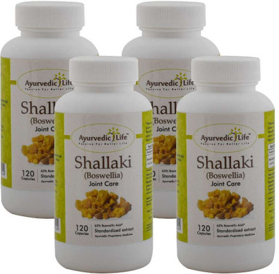 

Ayurvedic Life Shallaki 120 capsules - Pack of 4(250 mg)