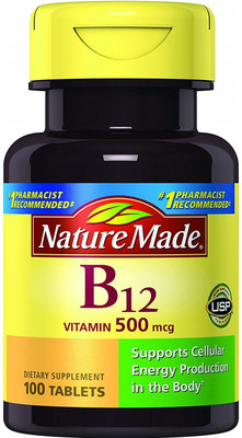 

Nature Made Vitamin B-12 500 Mcg - 100 Tablets(100 No)