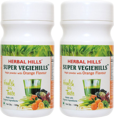 

Herbal Hills Super Vegiehills Orange Flavour 100g Powder 100% Organic(200 g)