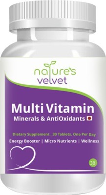 

Natures Velvet Lifecare Multivitamins, Minerals and Antioxidants For Overall Health 30 Tablets(30 No)