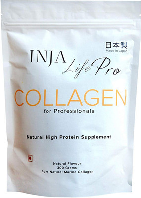 

INJA Life Pro Collagen Peptide Powder, 300 g - Bulk Pack, Unflavoured(300 g)
