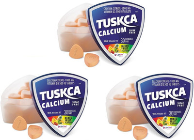 

Lifezen Tuskca Suger free Mix Fruit flavor (90 Chewable Tablets)(3 No)