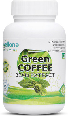 

Wellona Green Coffee Beans Extract with 50% HCA for Weight Loss(60 No)