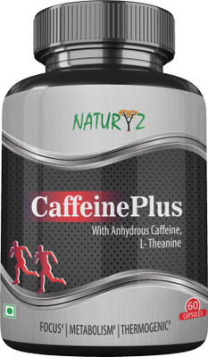 

NATURYZ Caffeine Plus with 200mg Anhydrous Caffeine & L-Theanine Energy & Focus supplement(300 mg)