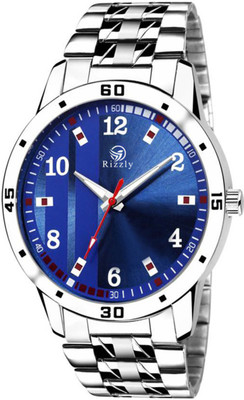 Embassy Blue Dial Rich Look Analog Watch - For Men