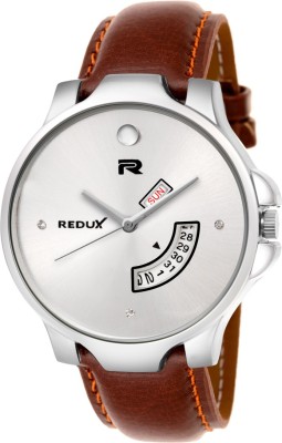 REDUX RWS024S Silver Dial Day and Date Analog Watch  - For Men