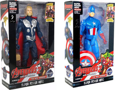 

Lovely Thor and Captain America toy model(Multicolor)