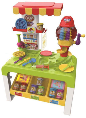 

Bestie Toys Interactive Color Play Dough Sweet Shoppe DIY Cake & Ice Creams Making Set