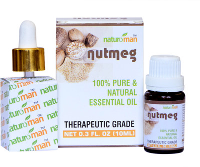 

Naturoman Nutmeg Pure and Natural Therapeutic Grade Essential Oil For Reduces Muscular & Joint Pain(10 ml)