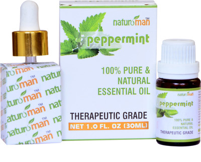 

Naturoman Pepper Mint (Mentha Pipreta) Pure and Natural Therapeutic Grade Essential Oil for Stimulating Mental Agility and Improving Concentration(30 ml)