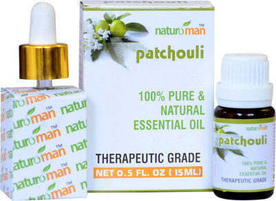 

Naturoman Patchouli Pure and Natural Therapeutic Grade Essential Oil For Fights Depression and Boosts Immune System(15 ml)