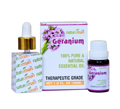 

Naturoman Geranium Pure and Natural Therapeutic Grade Essential Oil for Infection Fighter and Natural Deodorant(30 ml)