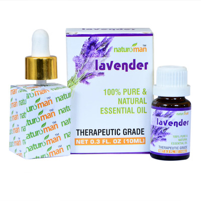 

Naturoman Lavender Pure and Natural Therapeutic Grade Essential Oil for Relieving Tension and Depression(10 ml)