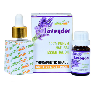 

Naturoman Lavender Pure and Natural Therapeutic Grade Essential Oil for Relieving Tension and Depression(30 ml)