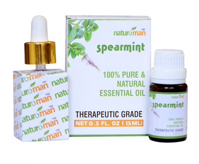 

Naturoman Spearmint Pure and Natural Therapeutic Grade Essential Oil For Memory Booster, Anti(15 ml)