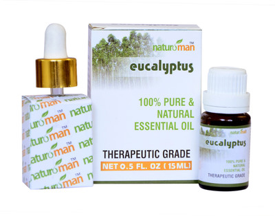 

Naturoman Eucalyptus Pure and Natural Therapeutic Grade Essential Oil for Seasonal Allergies, Earache Reliever, Headache Reliever(15 ml)