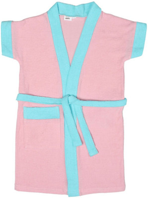 

Pebbles Pink Medium Bath Robe(1 Bath robe, For: Baby Boys & Baby Girls, Pink