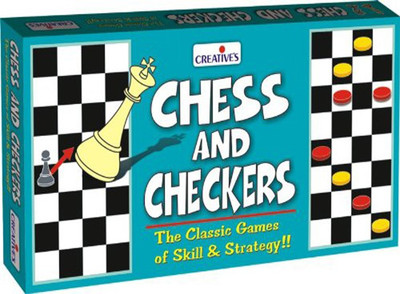 Creatives Chess & Checkers Board Game