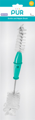

PUR 2 in 1 Bottle and Nipple Cleaning Brush(White)