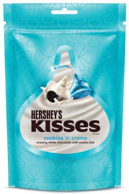 

Hershey's Kisses Cookies n Crème Chocolates, 33.3g, (Pack of 12) Bars(Pack of 12, 33 g)