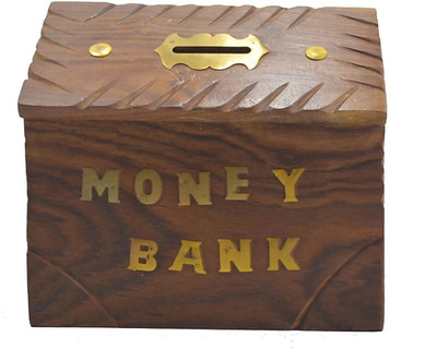 

Sky Art WB1610 Coin Bank(Brown)