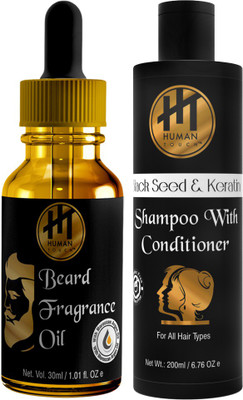 

HUMAN TOUCH Beard Fragrance Oil & Shampoo With Conditioner(Set of 2)