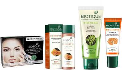 BIOTIQUE BIO combo kit , LIP CARE(Set of 4)