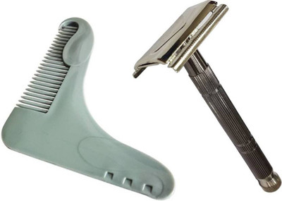 

Confidence Shaving Razor Blades & Beard Comb For Men(Set of 2)