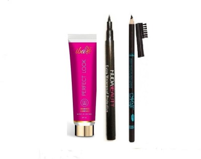 

iba halal care Iba bb cream with huda eyeliner and mn eyebrow pencil(Set of 3)