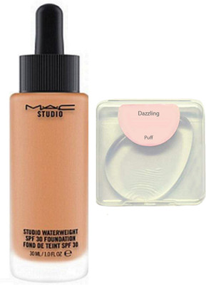 

dazzling Silicon Puff & Mac Studio Waterweight Foundation(Set of 2)