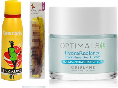 

Sparkle perfume spray 150 ml optimals hydra radiance hydrating day cream (50 ml) { set 3 }(Set of 3)