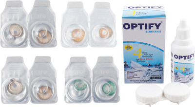 

Optify Combo Pack Monthly Color Contact Lens (OP-63-Pure Hazel-Honey-Hazel-Green-4) Monthly Contact Lens(1, Pure Hazel-Honey-Hazel-Green, Pack of 4)
