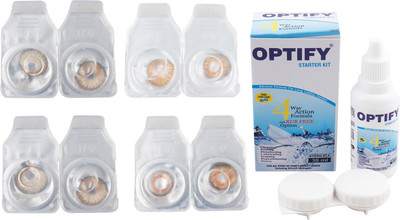 

Optify Combo Pack Monthly Color Contact Lens (OP-66-Pure Hazel-Honey-Hazel-Honey-4) Monthly Contact Lens(1, Pure Hazel-Honey-Hazel-Honey, Pack of 4)