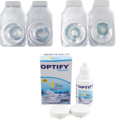 

Optify Combo Pack Monthly Color Contact Lens (OP-390-Blue-Aqua -2) Monthly Contact Lens(1, Blue-Aqua, Pack of 2)