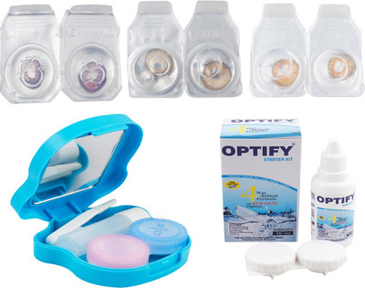 

Optify Combo Pack Monthly Color Contact Lens (OP-522-Voilet-Hazel-Honey-3) Monthly Contact Lens(1, Voilet-Hazel-Honey, Pack of 3)