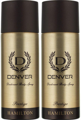 

Denver Prestige Deo Combo 165 ml (Pack of 2) Deodorant Spray - For Men(330 ml, Pack of 2)