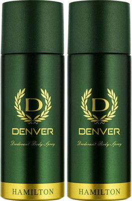 

Denver Hamilton Deo Combo 165 ml (Pack of 2) Deodorant Spray - For Men(330 ml, Pack of 2)