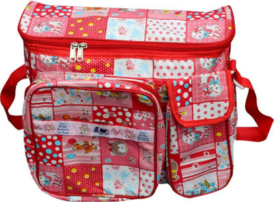 

FUNKROO SALES Baby Diaper Bag for Mother or Baby Multi Purpous Accessories Bag Diaper Bag (red) Diaper Bag(Red)