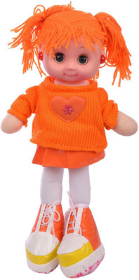 

TALKING GANESHA Cute Doll With Light & Music 37 cm - Orange(Orange)