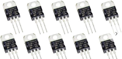 

CHAUDHARY TRADERS 7805 Voltage Regulator IC Pack of 10 p Display Lights Electronic Hobby Kit