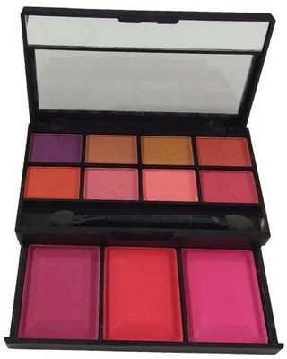 

Beauty Studio 2In1 8 Color Matte Eye Shadow 3 Color Matte Blusher 8 g(002)