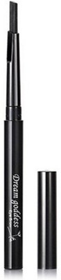 

CGT Dream Goddess Rotatable Waterproof Eyebrow Pencil Sweat Resistant Long Lasting Natural Eyebrow Pencil(#01) (Black)(Black)