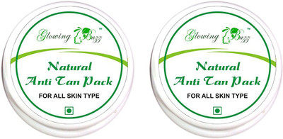 

Glowing Buzz Natural Anti Tan Pack for Face, Dark Under Arms and Hands(100 g)