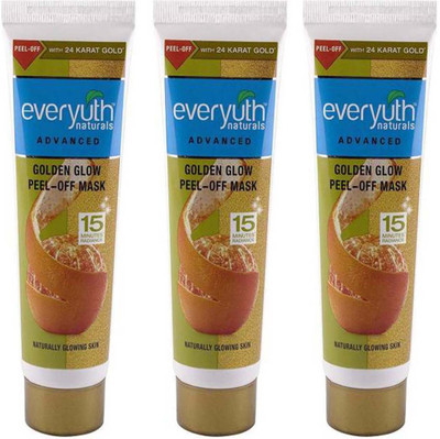 

EVERYUTH NATURALS Golden Glow Peel Off Mask 90g x 3(270 g)