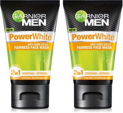 

Garnier Men Power White Anti-Dark Cells Face Wash (Pack of 2) Face Wash(200 g)